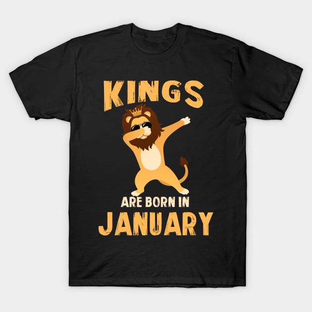 Cute King Are Born In January T-shirt Birthday Gift T-Shirt by johnbbmerch